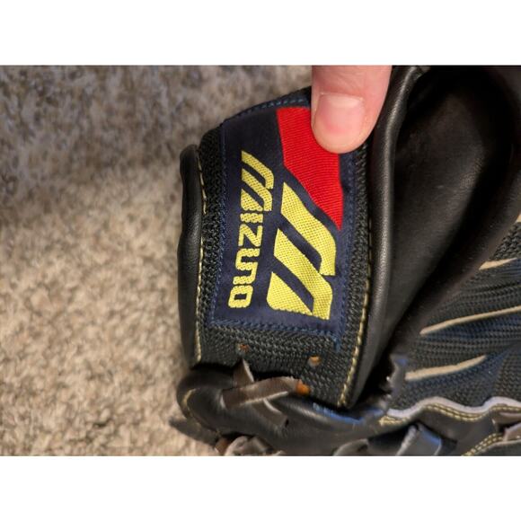 Mizuno Baseball Glove Black Leather MZ 1303 Professional Model - Picture 4 of 6